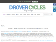 Tablet Screenshot of drovercycles.co.uk